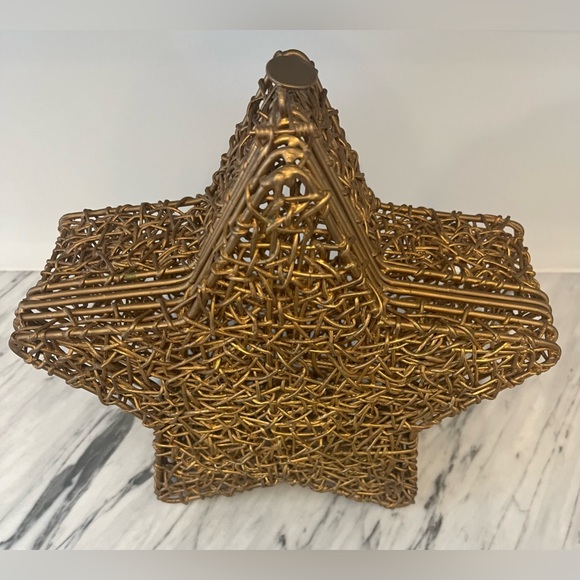 Decorative gold star - Picture 2 of 4